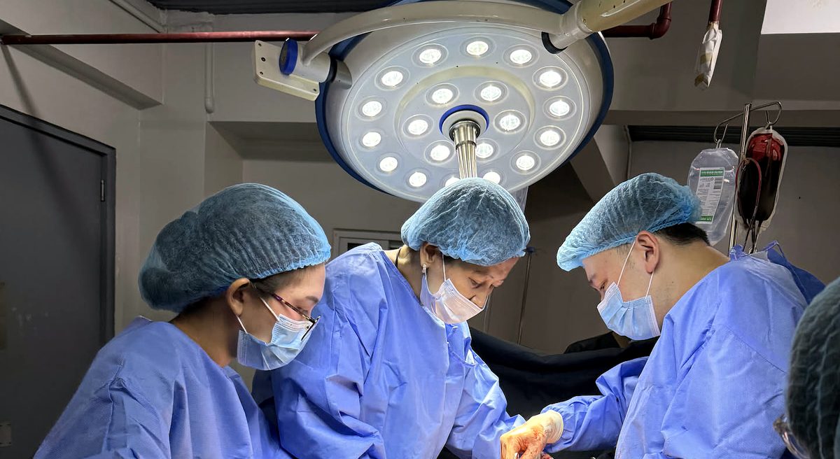 Holylife surgical team at work